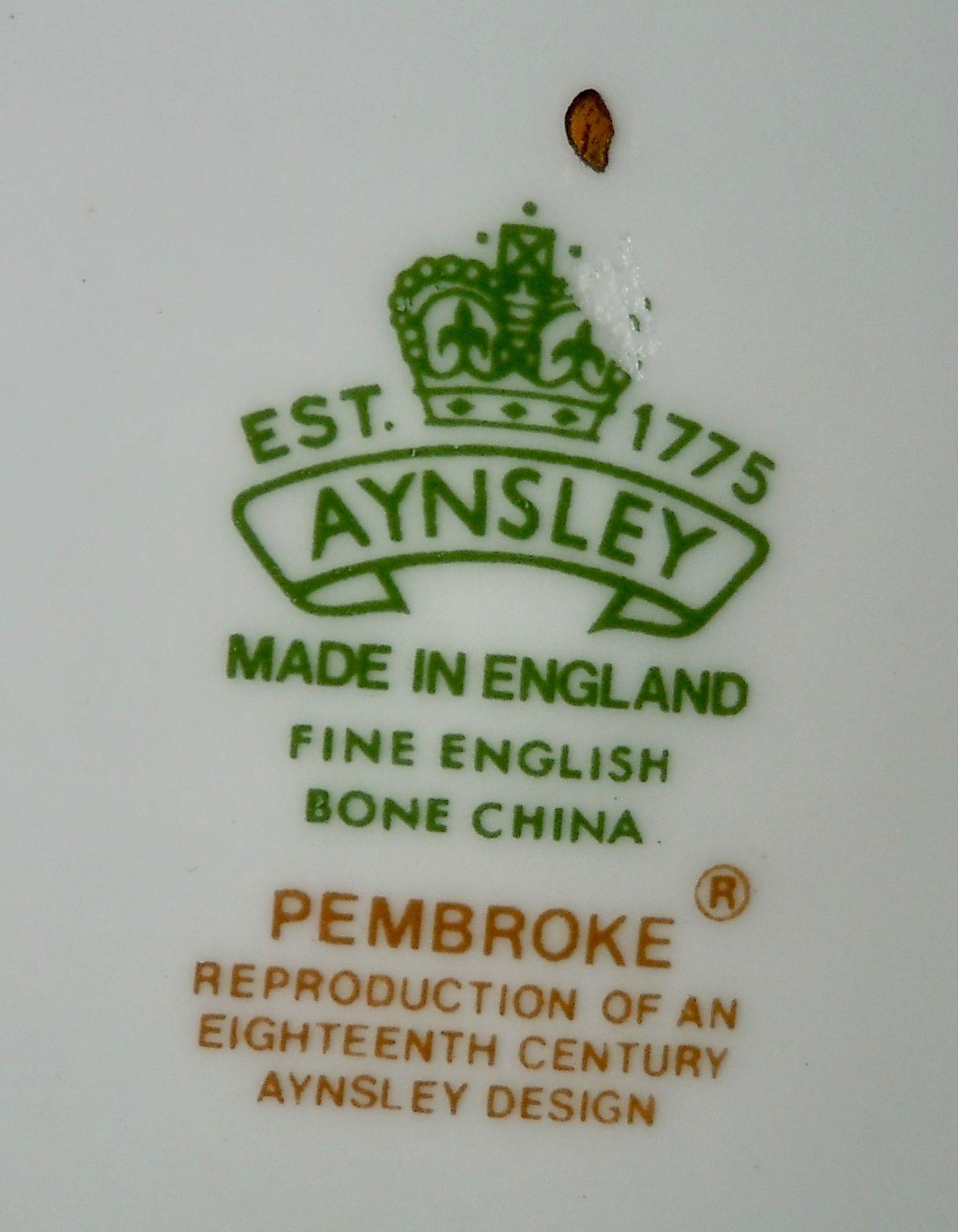お値下げ　 AYNSLEY England 18cm プレート　5枚 Amazon.com: Aynsley Pembroke Cake Plate 10 1/4